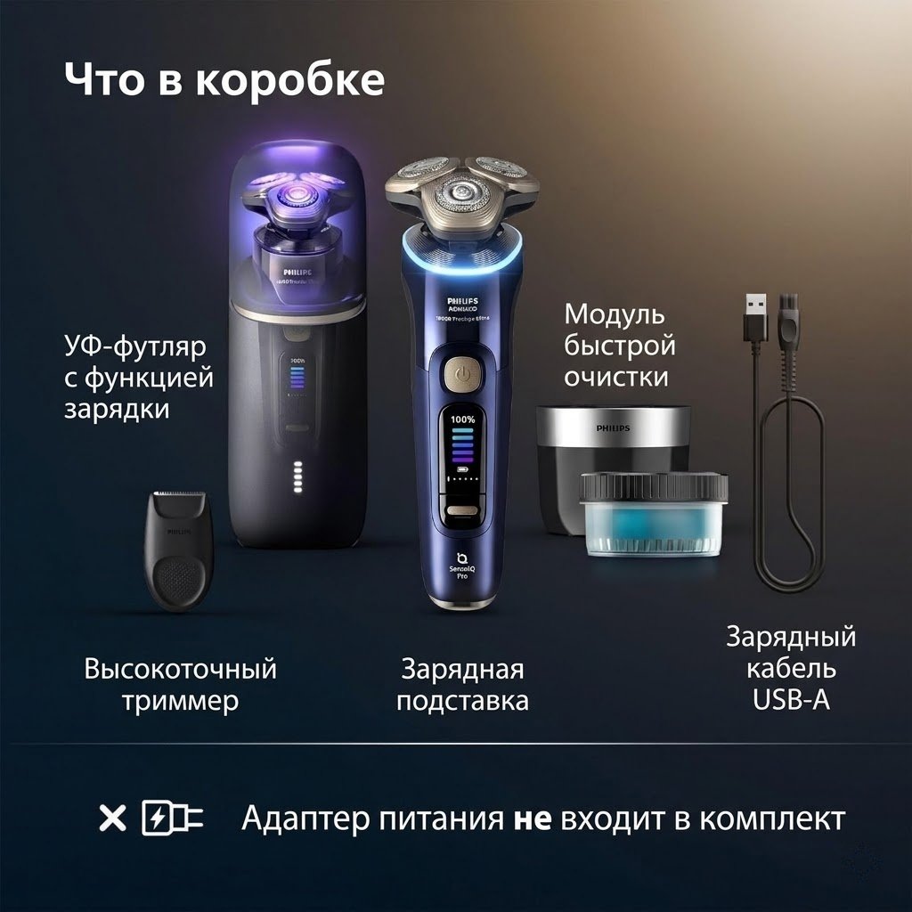 Электробритва Philips i9000 Prestige Ultra XP9401/92 роторная купить,NaN
