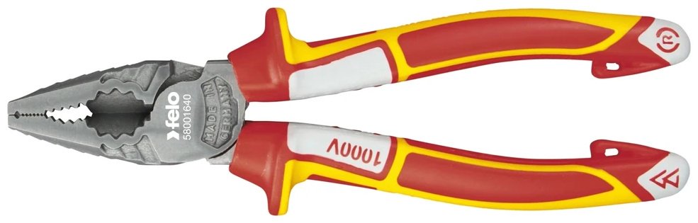 Пассатижи Felo Диэлектрические плоскогубцы Felo 70858001840, 180 мм купить,NaN