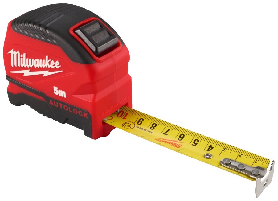 Milwaukee рулетка строительная AUTOLOCK Gen II 4932498772, 5 м х 25 мм купить,NaN