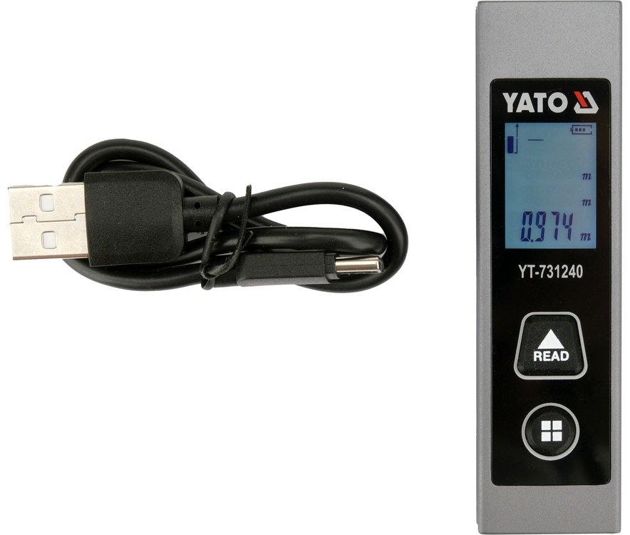 Лазерный дальномер YATO YT-731240, дальность до 30 м купить,NaN
