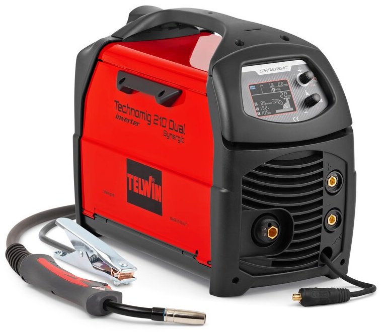 Telwin сварочный инвертор Technomig 210 Dual Synergic (816231) (полуавтоматическая сварка (MIG/MAG)) купить,NaN