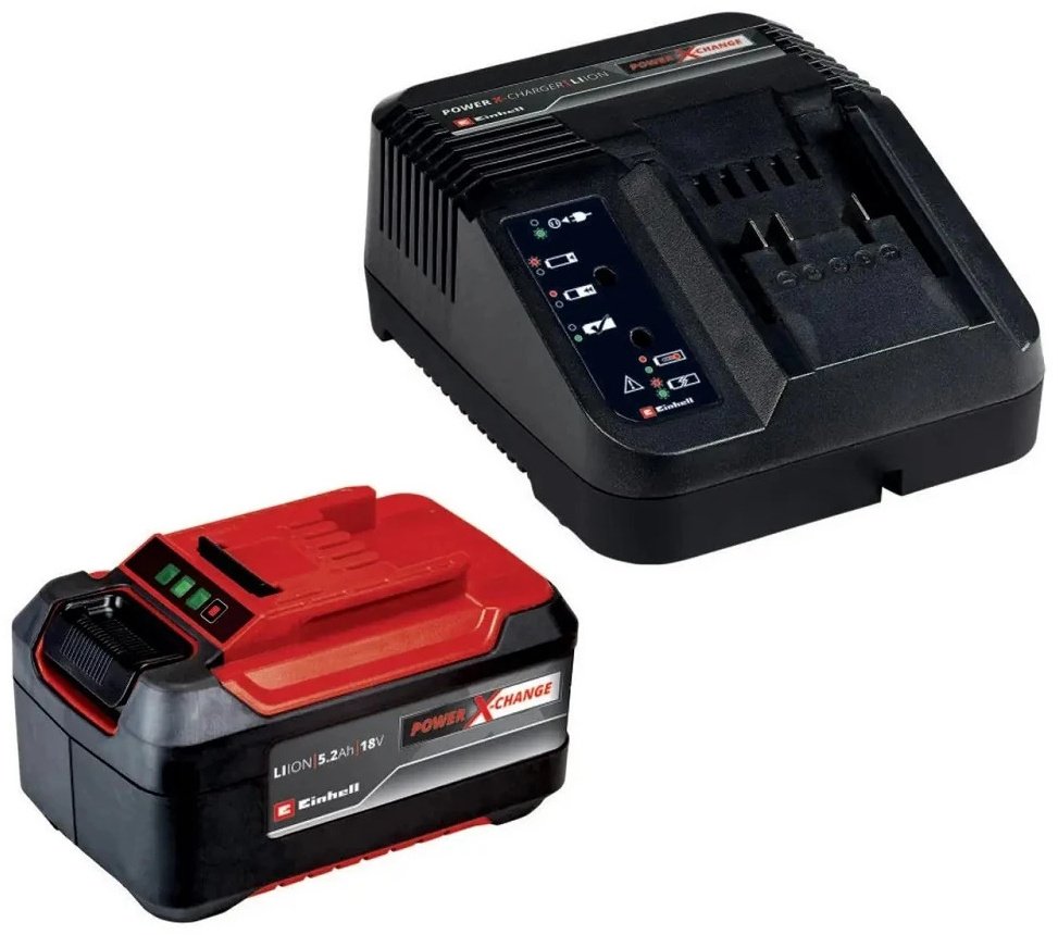 Аккумулятор EINHELL 4512147 Li-Ion 18 В 5.2 Ач 1 шт купить,NaN