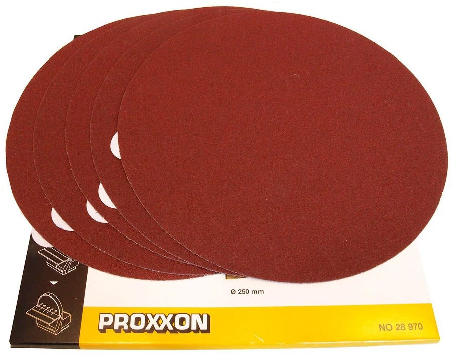 Proxxon набор для шлифования P80 (250х250 мм), 5 шт купить,NaN