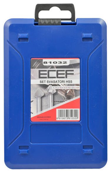 Сверло Набор зенкеров Ecef 81032 32 мм, 6 шт. купить,NaN