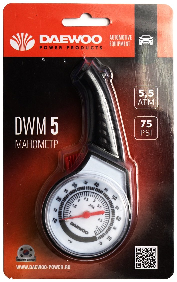 Манометр Daewoo аналоговый DWM 5 купить,NaN