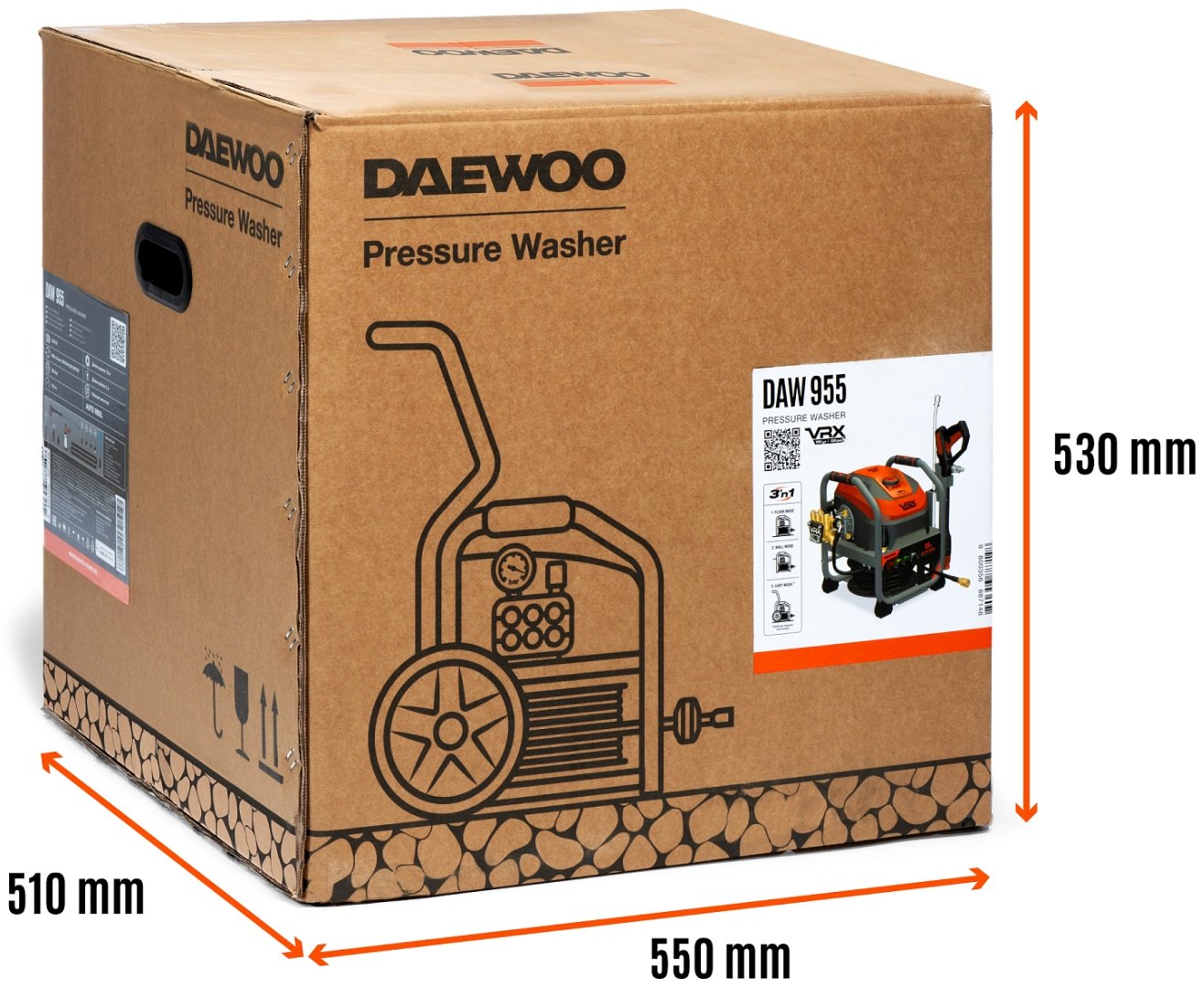 Мойка высокого давления Daewoo электрический 220 бар, DAW1-955 купить,NaN