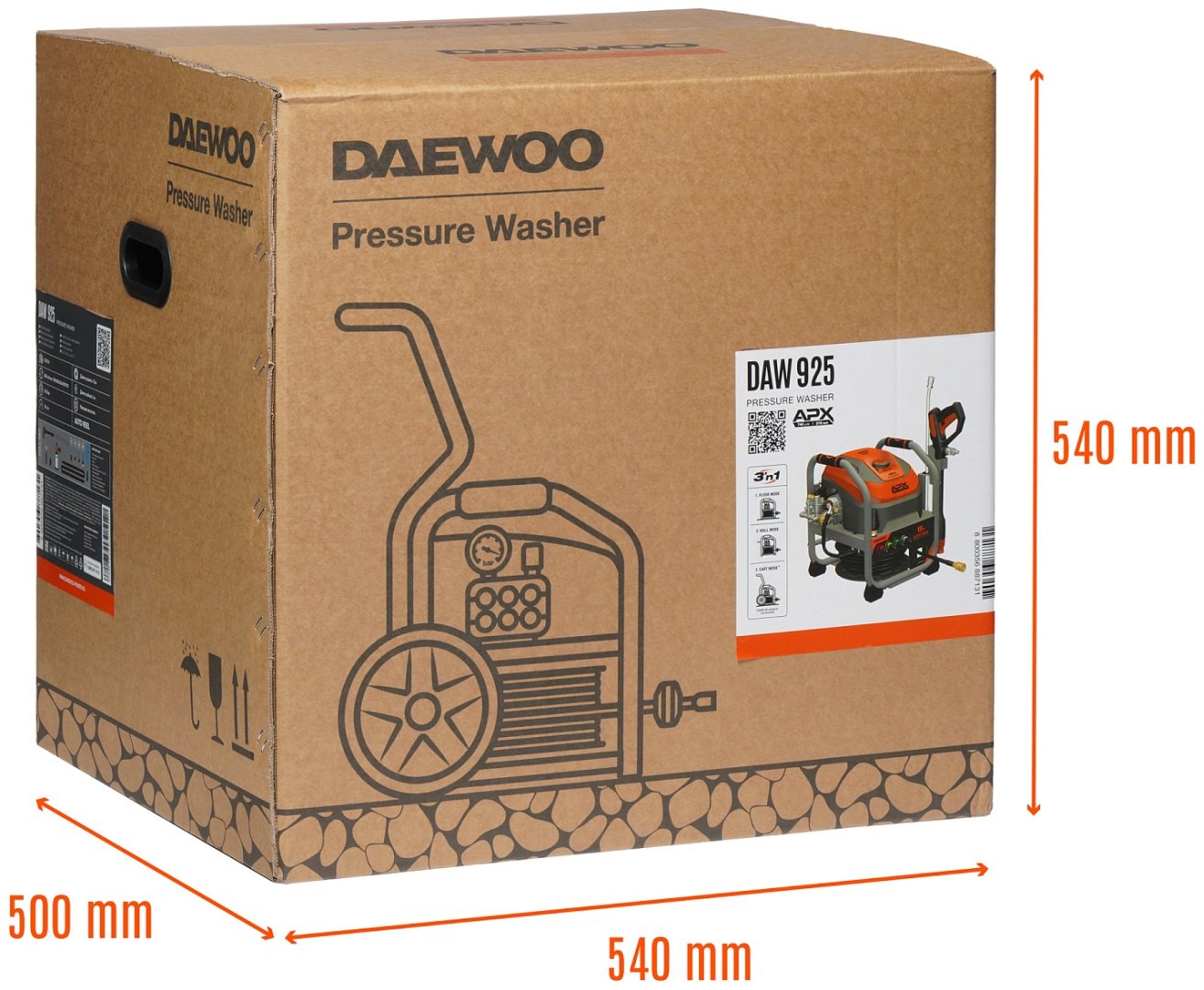 Мойка высокого давления Daewoo электрический 210 бар, DAW 925 купить,NaN