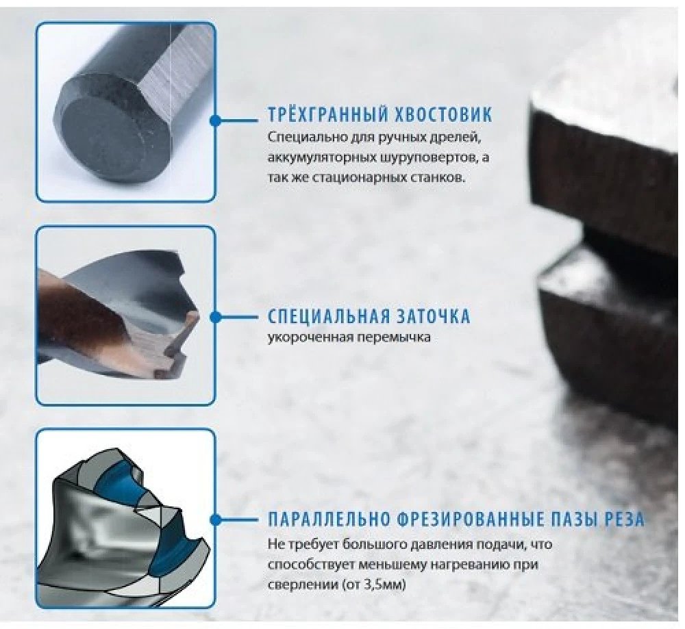 Сверло GSR спиральное 8348100 10 мм, 19 шт. купить,NaN