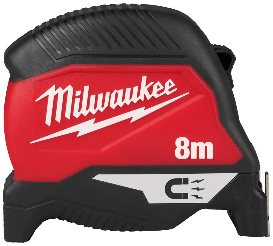 Milwaukee рулетка строительная 4932498770, 8 м х 30 мм купить,NaN