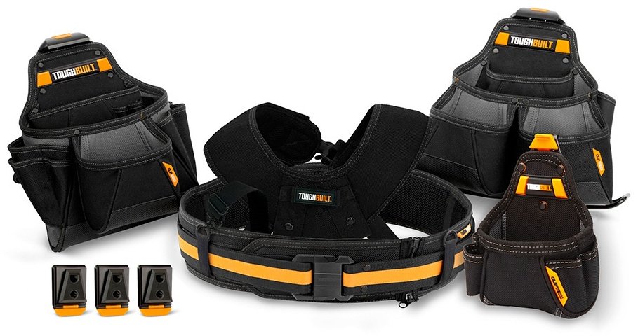Toughbuilt поясная сумка TB-CT-101-5P черный купить,NaN