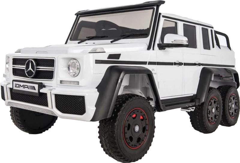 Электромобиль Mercedes Benz G63 6x6 белый