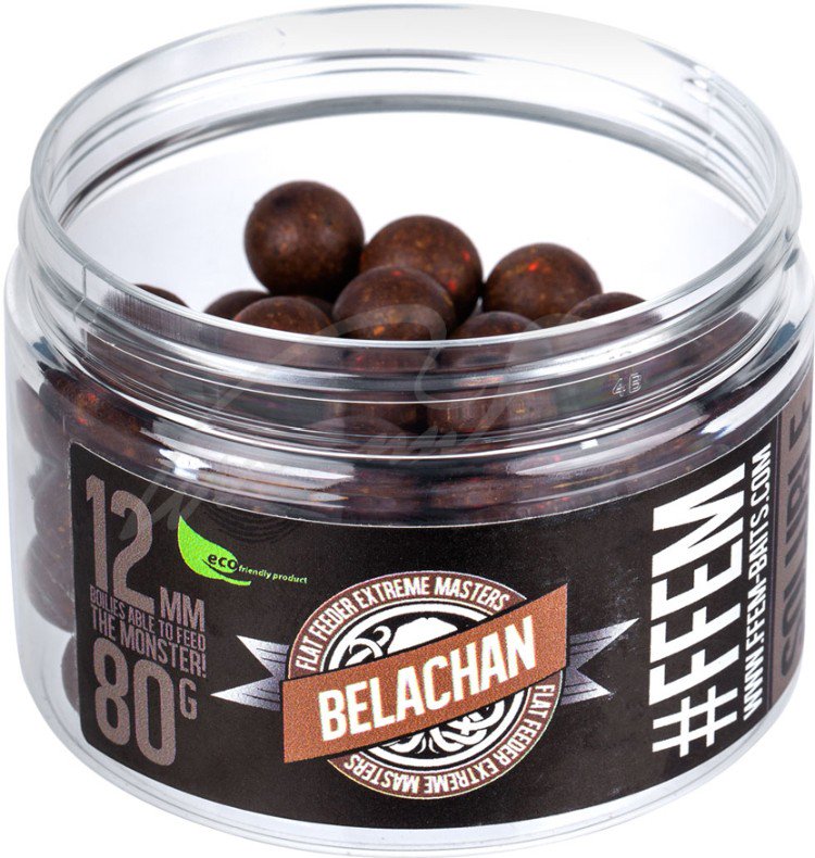 Бойлы FFEM  Super Soluble Boilies 12mm 80г Belachan  купить,NaN