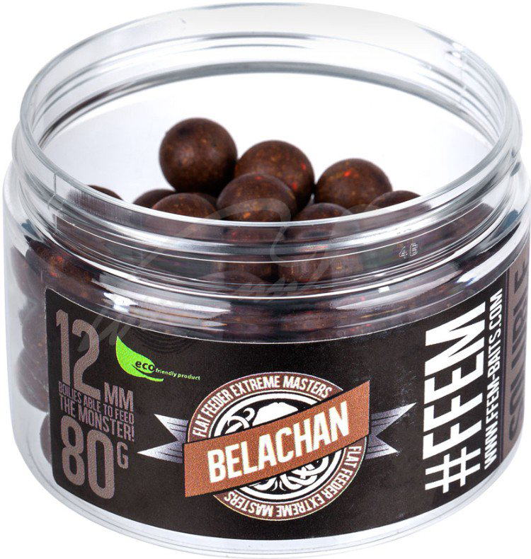 Бойлы FFEM  Super Soluble Boilies 12mm 80г Belachan  купить,NaN