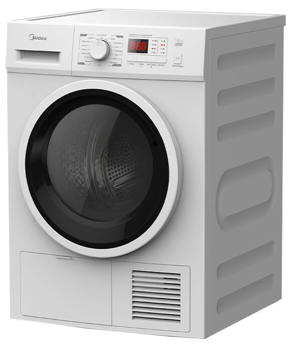 Сушильная машина Midea MDG80-C09 белая купить,NaN