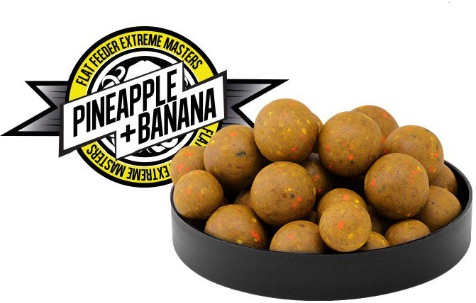 Бойлы FFEM  Super Soluble Boilies 20mm 200 г Pineapple+Banana