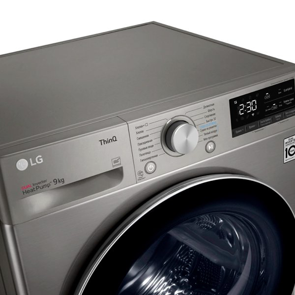 Сушильная машина LG DC90V5V9S серая купить,394176