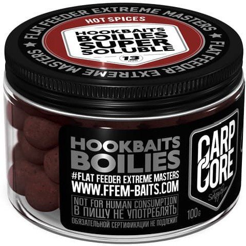 Бойлы FFEM  Super Soluble HNV Boilies Hot Spices 13 mm  купить,NaN