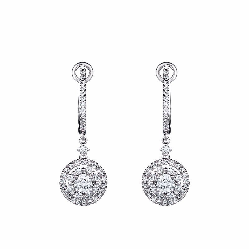 Серьги Crivelli 8861 4,1гр 1,01 крт купить,NaN