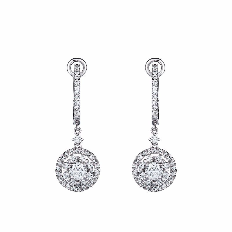 Серьги Crivelli 8861 4,1гр 1,01 крт купить,NaN