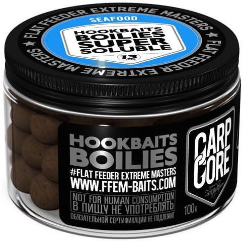 Бойлы FFEM  Super Soluble HNV Boilies Sea Food 13 mm 