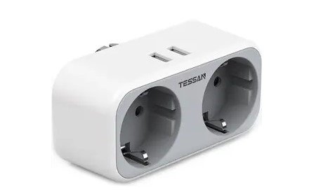 Сетевой фильтр Tessan TS-321-DE серый купить,NaN