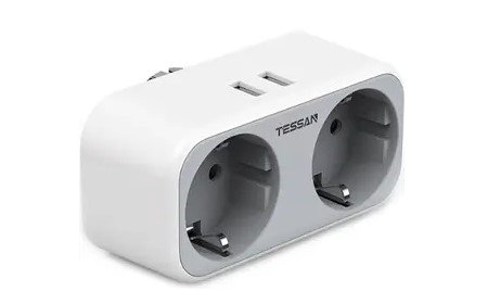 Сетевой фильтр Tessan TS-321-DE серый купить,NaN