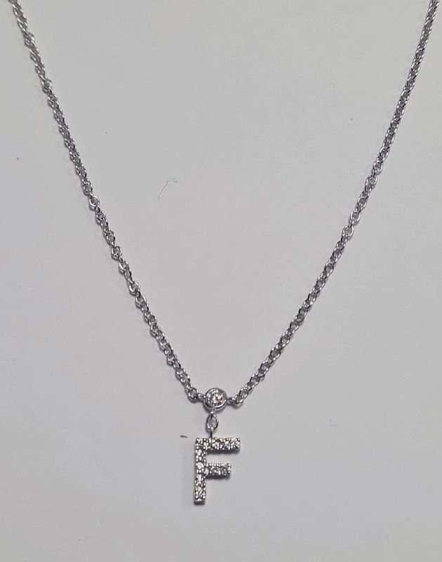 Колье Crivelli 6335/3 буква F 45см