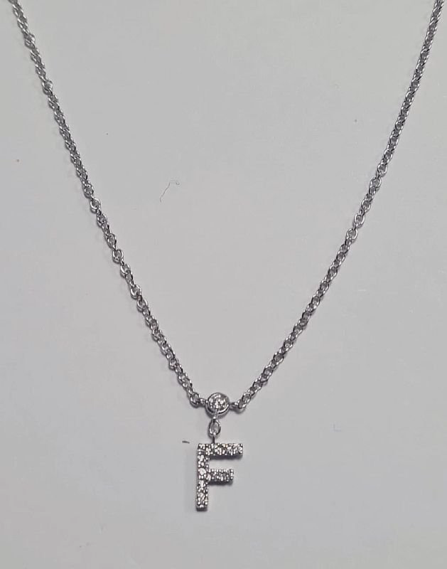 Колье Crivelli 6335/3 буква F 45см купить,NaN