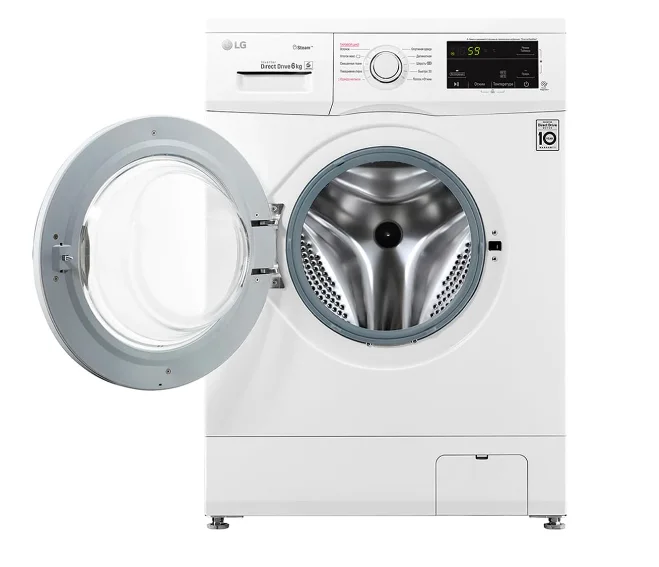 Стиральная машина LG F2J3NS0W белая  купить,0