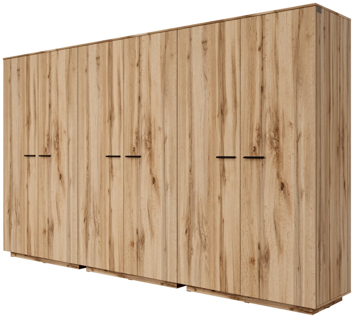 Распашной шкаф Мебель Азии Алиса, 360.6x211.4х60 см, коричневый