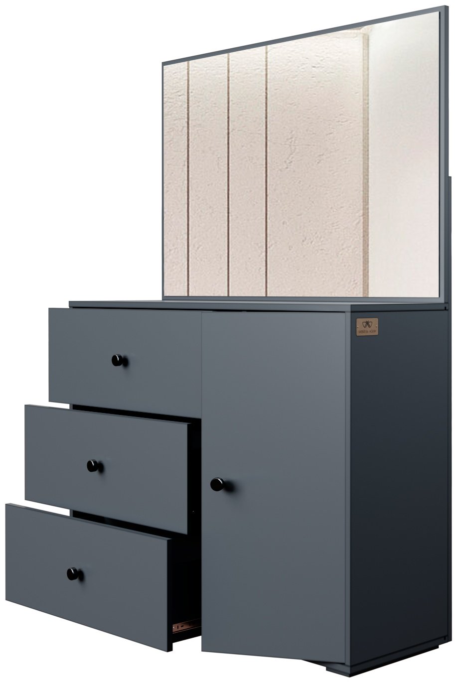 Туалетный столик Мебель Азии Азия Гранд, 103.2x35х152 см, ЛДСП