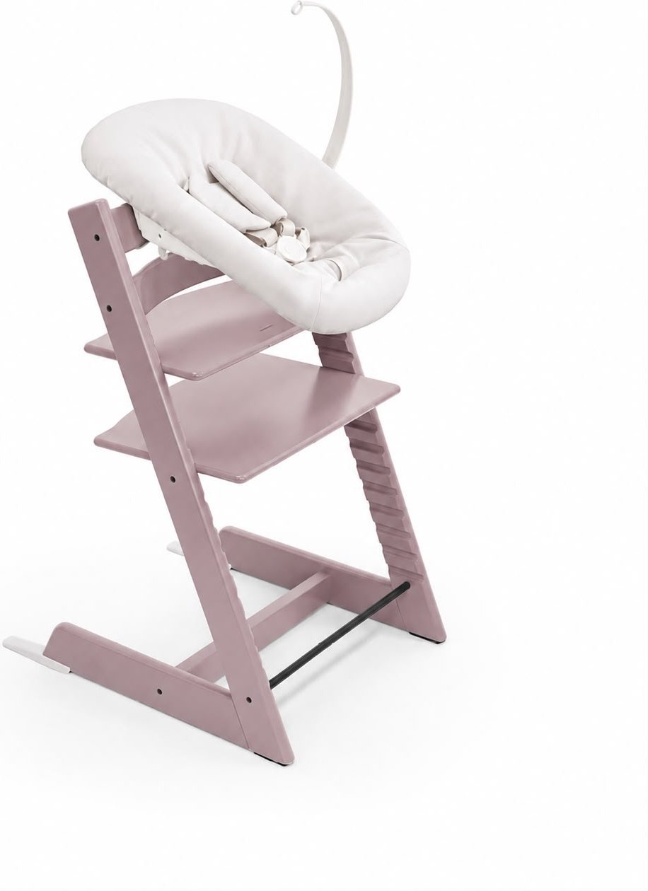 Детский растущий стульчик Stokke Tripp Trapp, дерево, 46x49x78 см, розовый купить,NaN