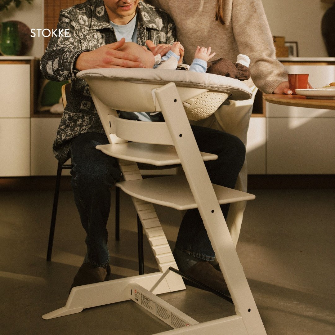 Детский растущий стульчик Stokke Tripp Trapp, дерево, 46x49x78 см, розовый купить,NaN
