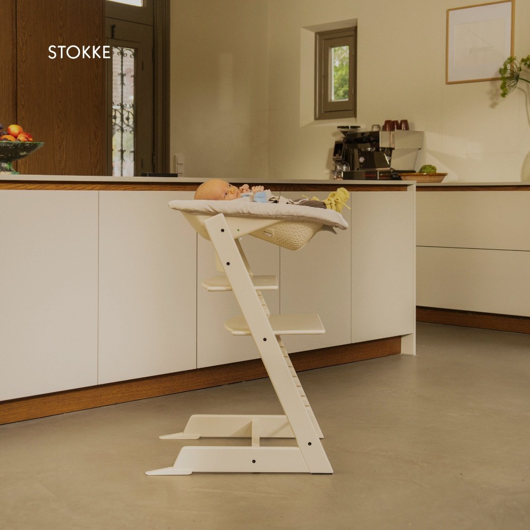 Детский растущий стульчик Stokke Tripp Trapp, дерево, 46x49x78 см, розовый купить,NaN