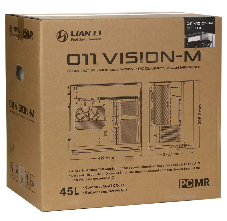 Корпус Lian Li O11 Vision-M Digital G99.O11VMDX.00 Black купить,76500