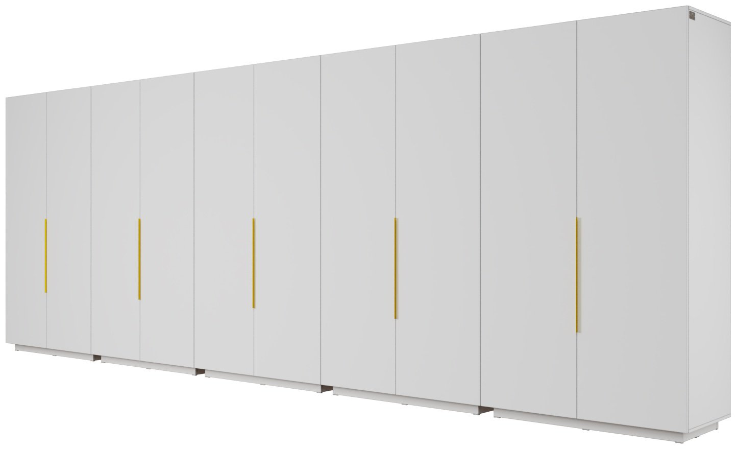 Распашной шкаф Мебель Азии Туран, 601x214.7х57 см, белый купить,425990