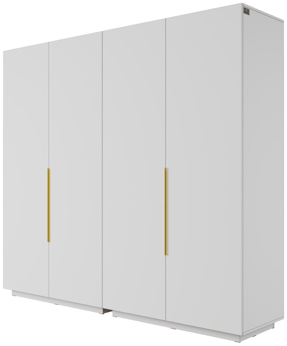 Распашной шкаф Мебель Азии Туран, 240.4x214.7х57 см, белый - ForteMarket Распашной шкаф Мебель Азии Туран, 240.4x214.7х57 см, белый купить,182990