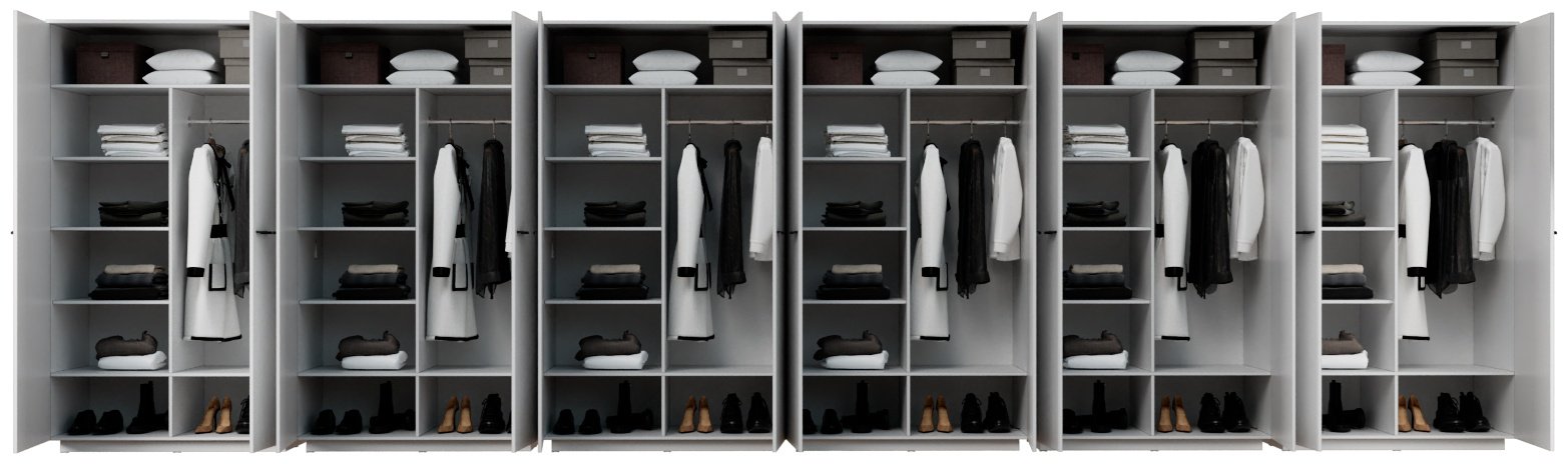 Детский распашной шкаф Мебель Азии Алиса 721.2х60х211.4 см