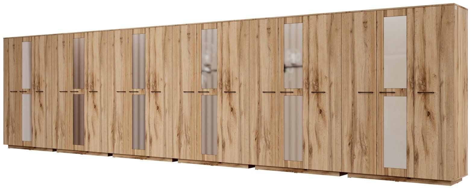 Распашной шкаф Мебель Азии Фрейя, 759.6x190х55.2 см, коричневый - ForteMarket Распашной шкаф Мебель Азии Фрейя, 759.6x190х55.2 см, коричневый купить,501990
