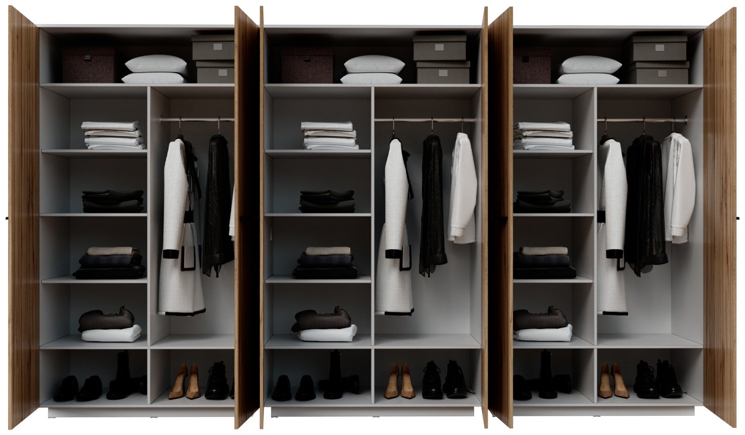Детский распашной шкаф Мебель Азии Алиса 360.6х60х211.4 см - ForteMarket Детский распашной шкаф Мебель Азии Алиса 360.6х60х211.4 см купить,259990