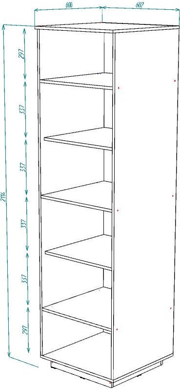 Детский распашной шкаф Мебель Азии Алиса 180.4х60х211.4 см - ForteMarket Детский распашной шкаф Мебель Азии Алиса 180.4х60х211.4 см купить,151990