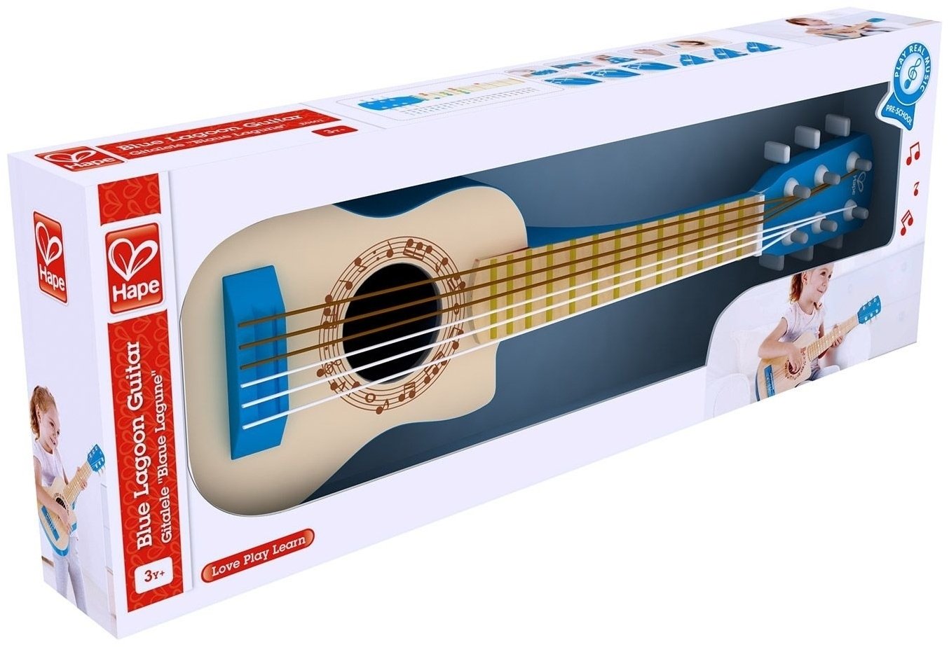Hape E0601_HP Гитара Голубая лагуна