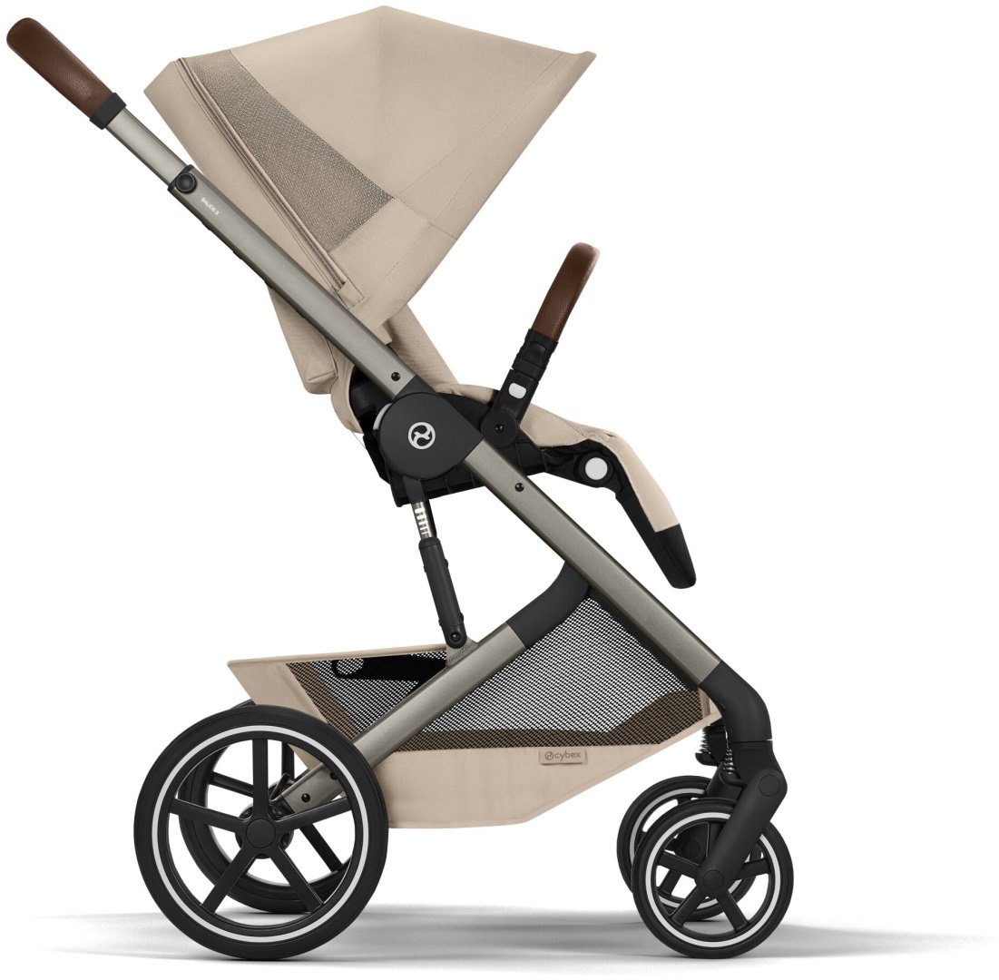 Коляска универсальная 2 в 1 Cybex Balios S Lux TPE Almond Beige 2026, бежевый купить,NaN