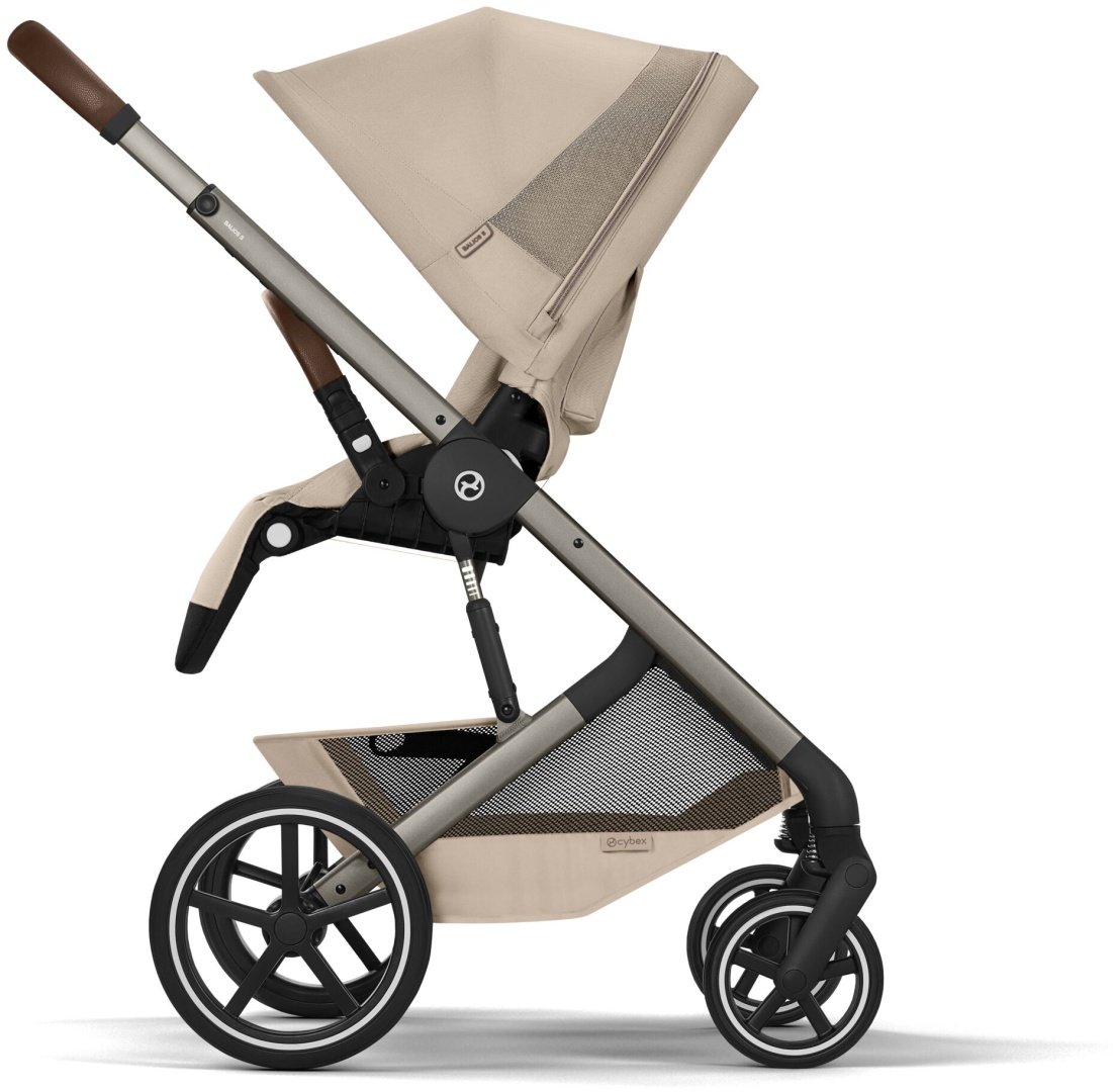 Коляска универсальная 2 в 1 Cybex Balios S Lux TPE Almond Beige 2026, бежевый купить,NaN