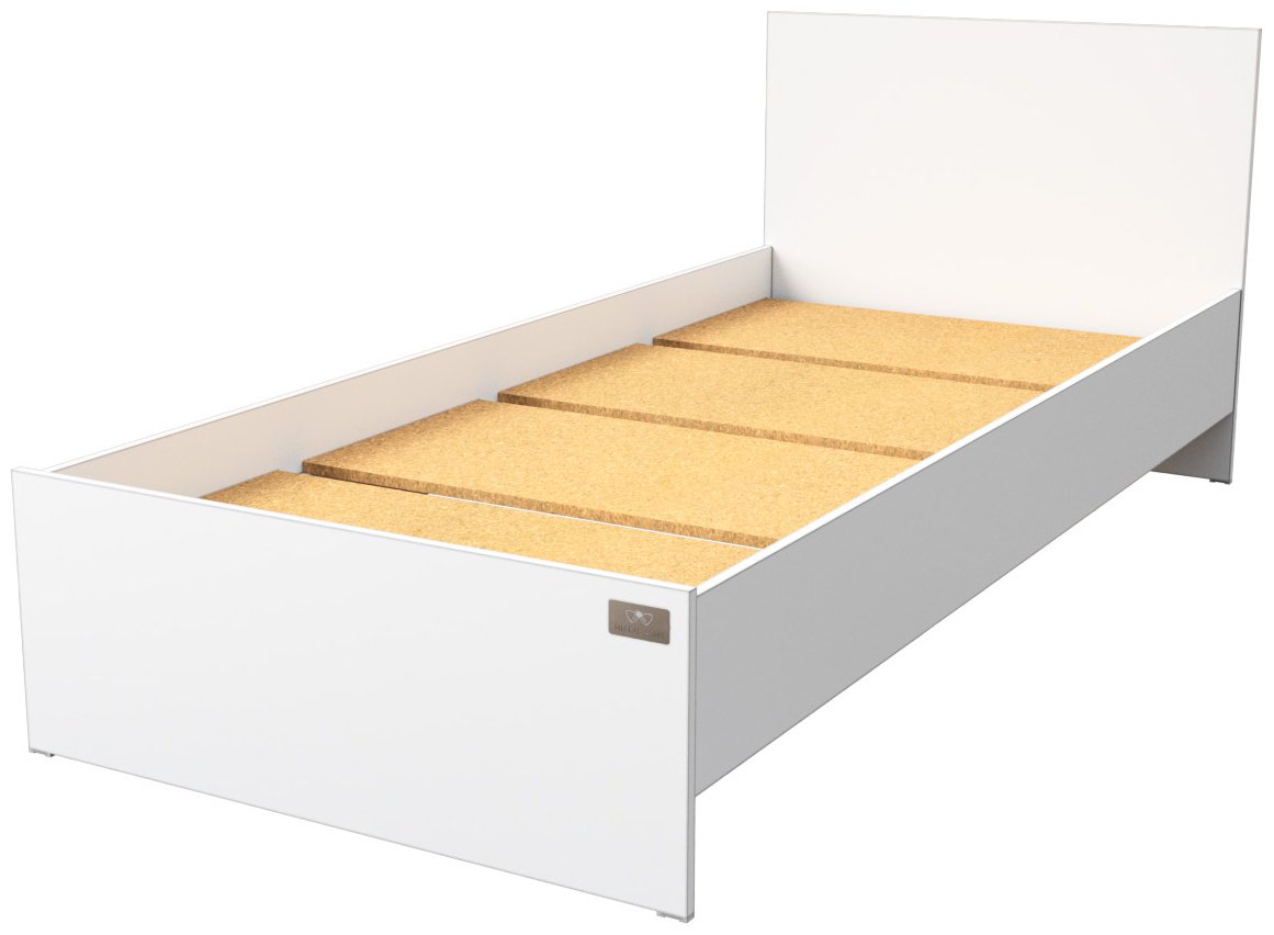 Кровать подростковая Мебель Азии Фрейя, 90x200 см, белый