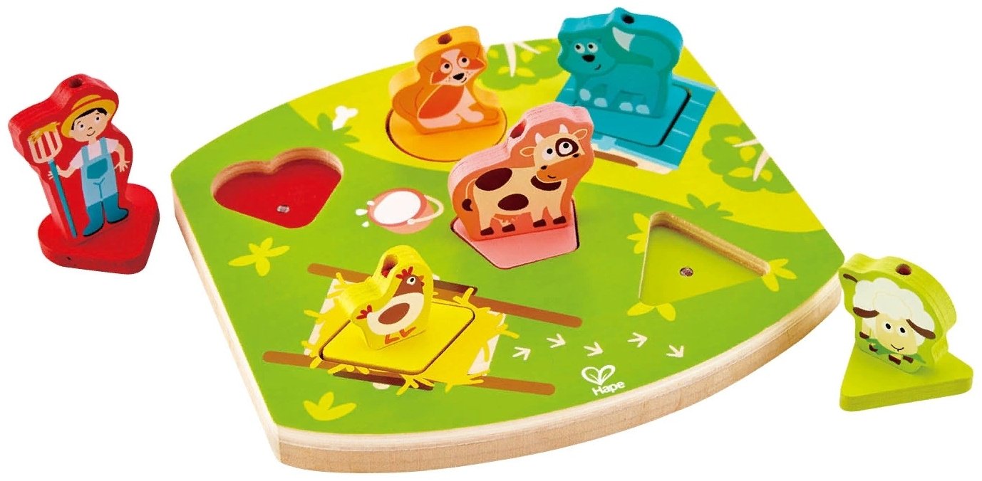 Hape Музыкальный пазл Ферма E1614 купить,NaN