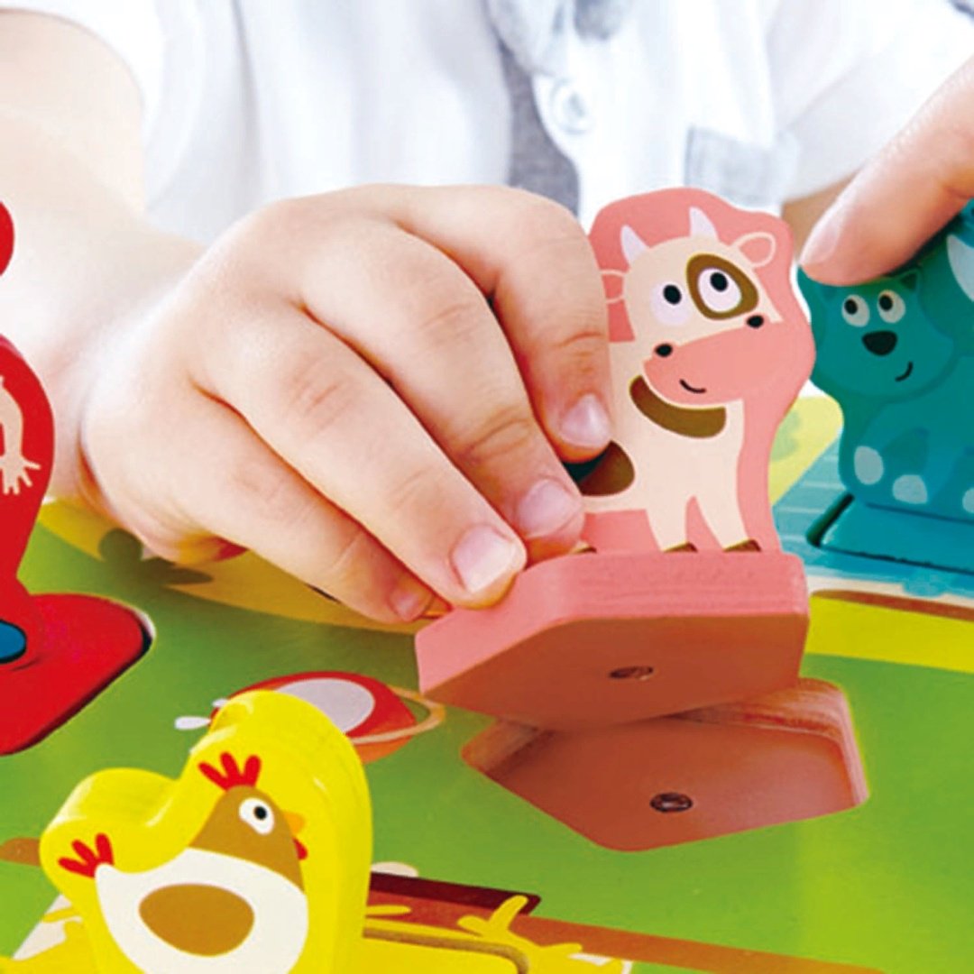 Hape Музыкальный пазл Ферма E1614 купить,NaN
