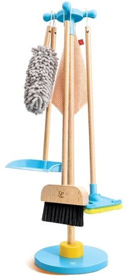 Набор Hape Детский игровой набор для уборки (на подставке), 6 элементов (Основная) купить,NaN