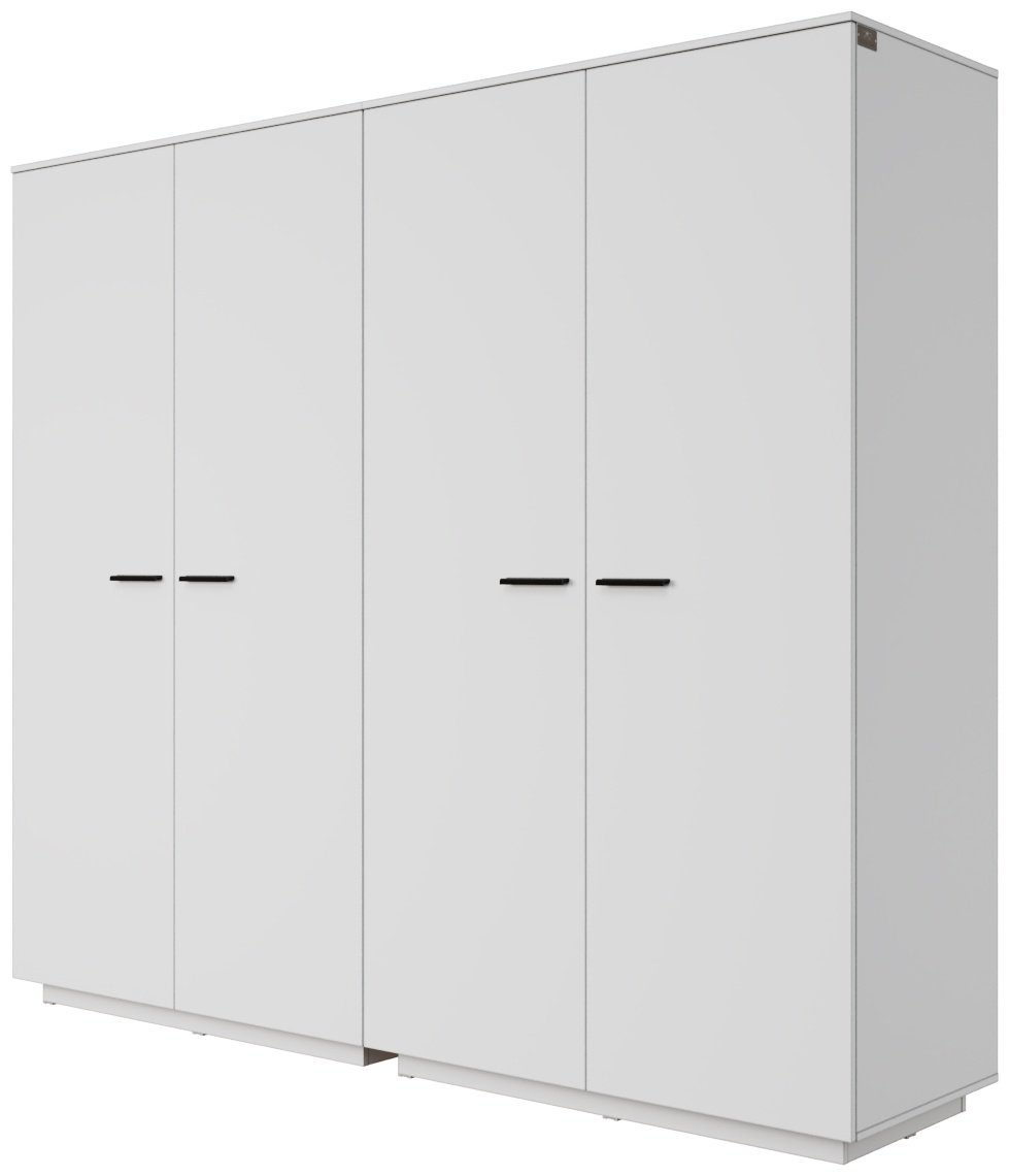 Распашной шкаф Мебель Азии Алиса, 240.2x211.4х60 см, белый