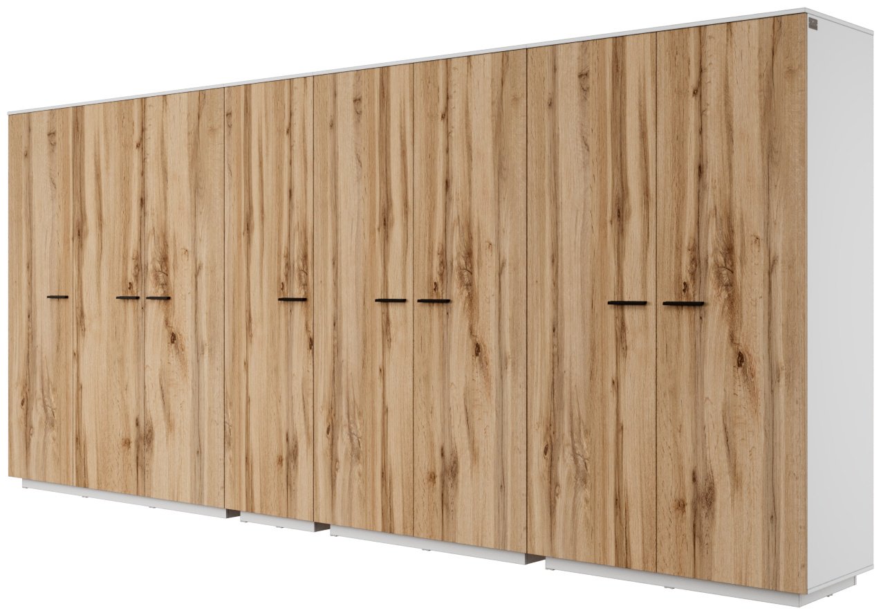 Распашной шкаф Мебель Азии Алиса, 480.8x211.4х60 см, белый, коричневый купить,329990